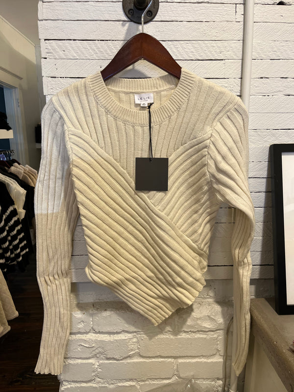 Asymmetrical Hem Sweater Top