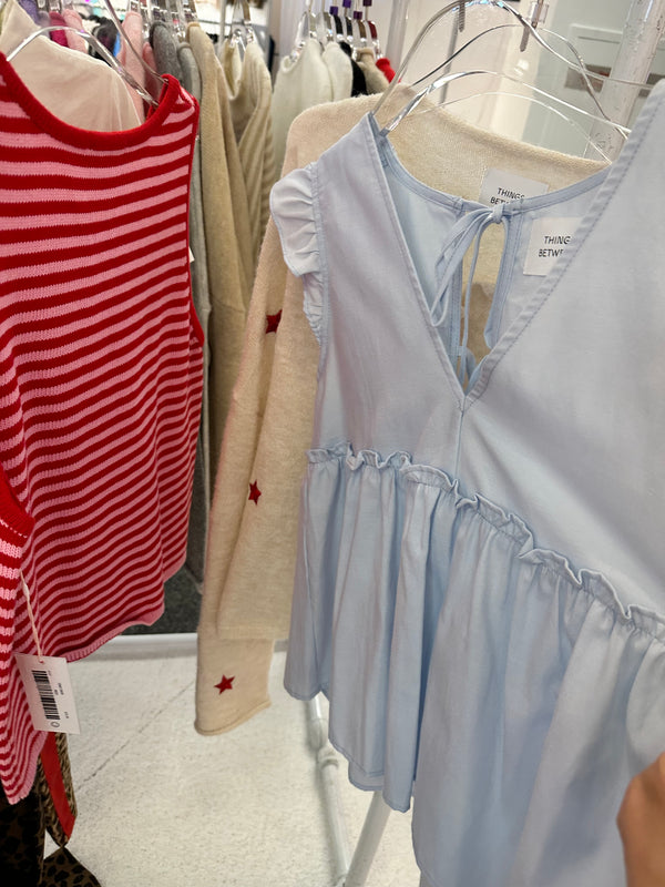 Chambray Swiss Top