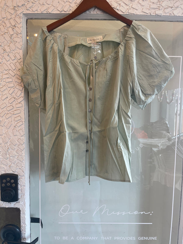Dusty Sage Blouse