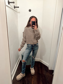 Olive grey Sweater