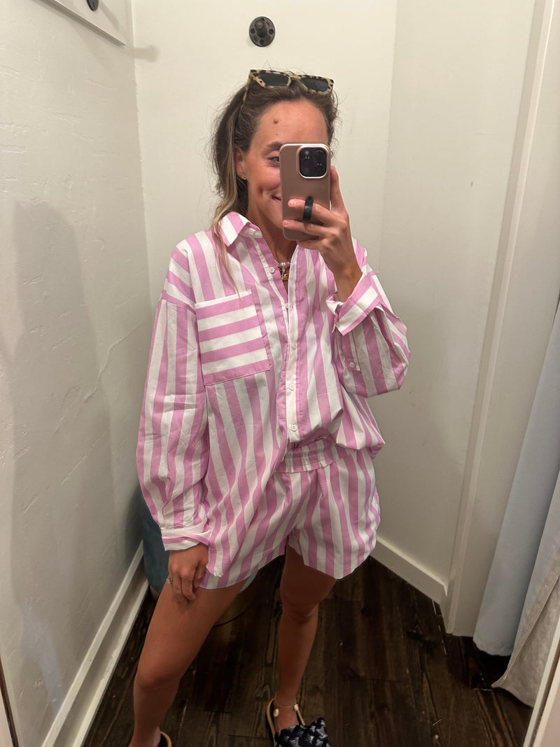 Cotton Candy Button Down