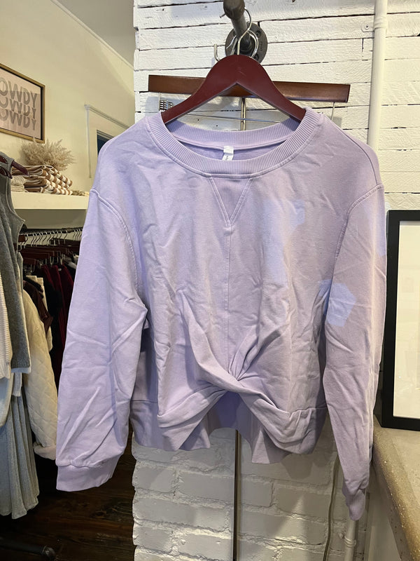 Lilac Tie Top