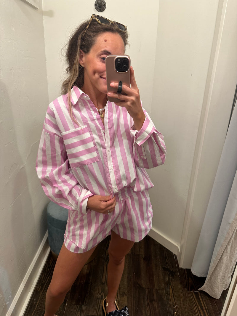 Cotton Candy Button Down