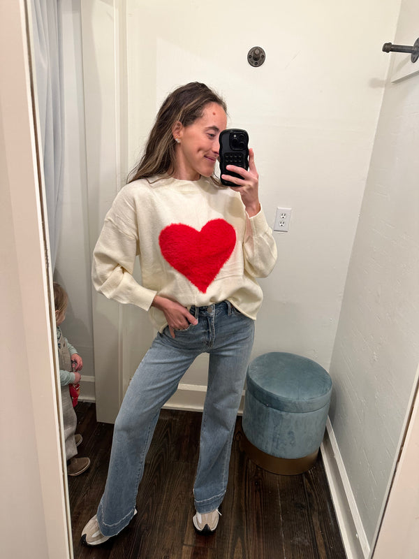 I heart you sweater