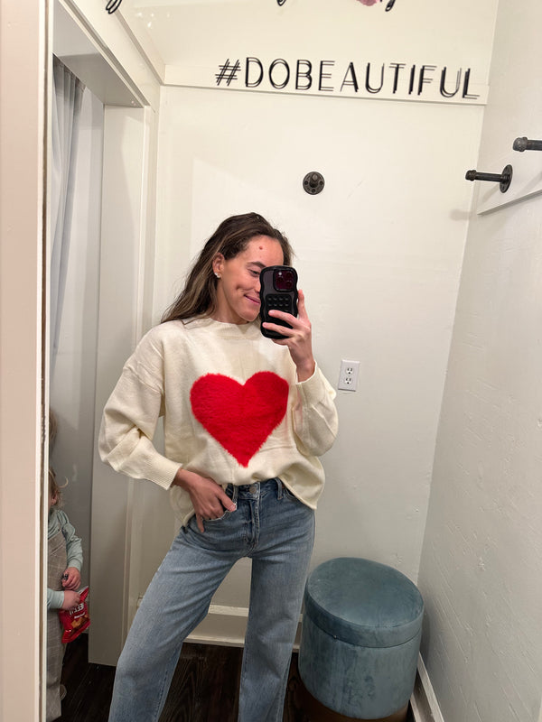 I heart you sweater