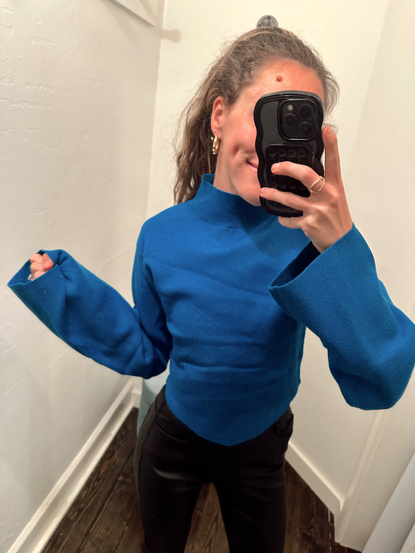 Blue Triangle Sweater