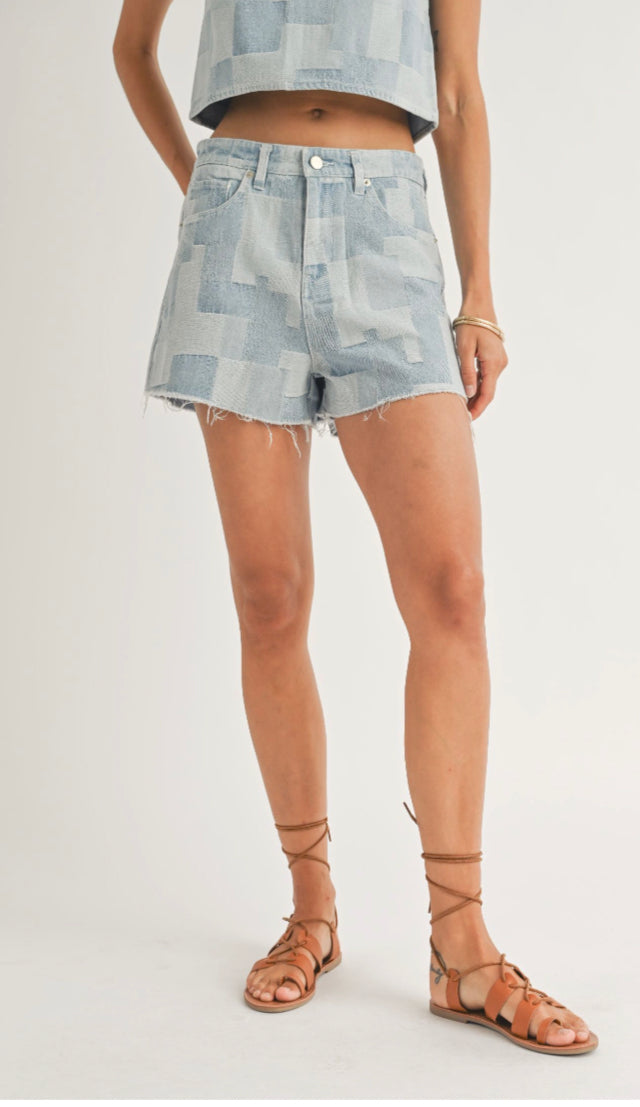 Aloha Denim Shorts