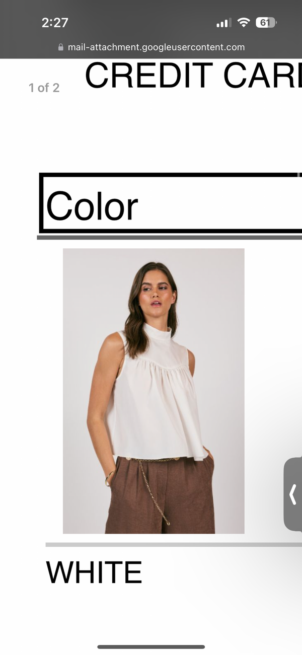 Stillness Mock Neck Top
