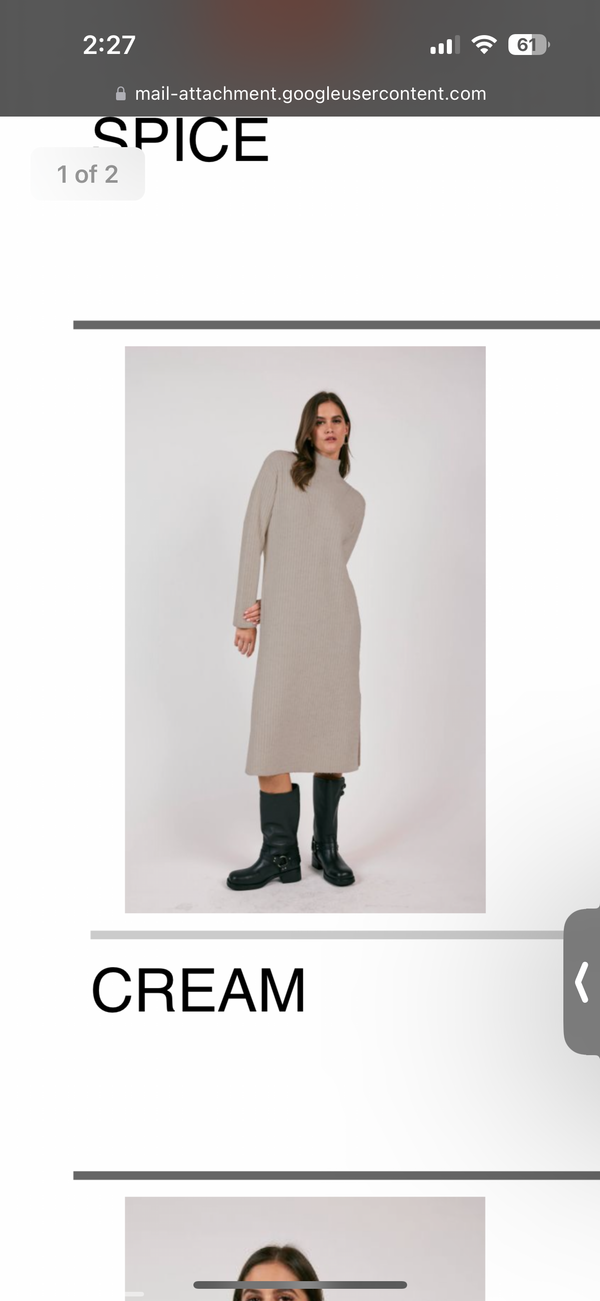Enlighten Sweater Dress