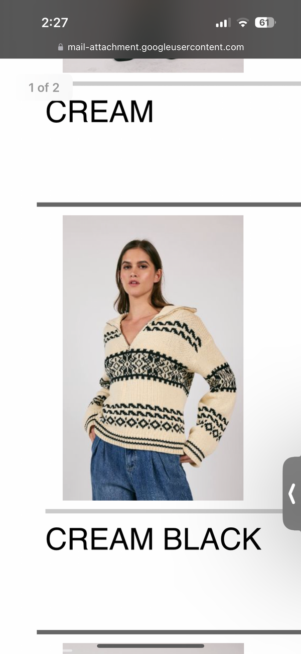 Great Outdoors Sweater
