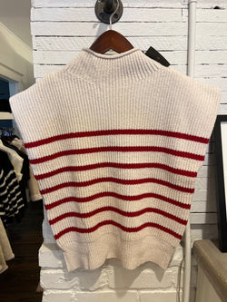 Candy Cane Sweater Top