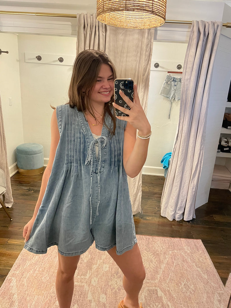 Denim Dreams Romper