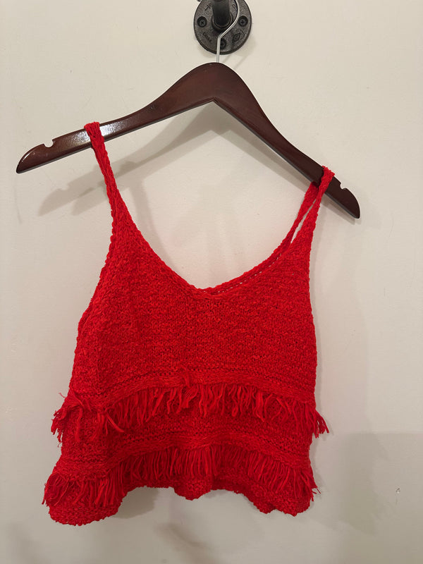 Lucie Fringe Top