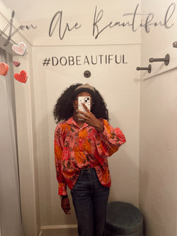 23 Pink Floral Top