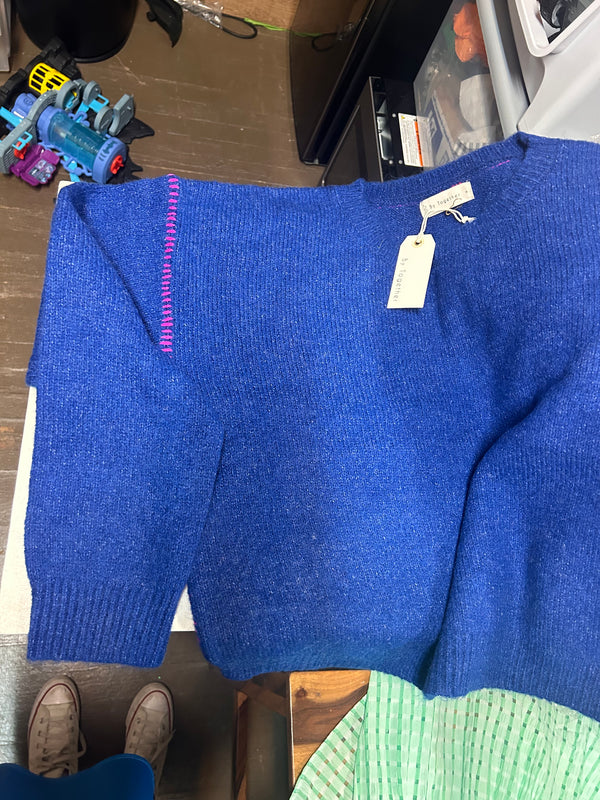 Cobalt Crush Sweater