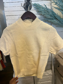 Ivory Puff Sweater