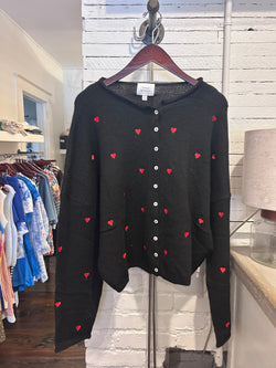 Heart Studded Cardi