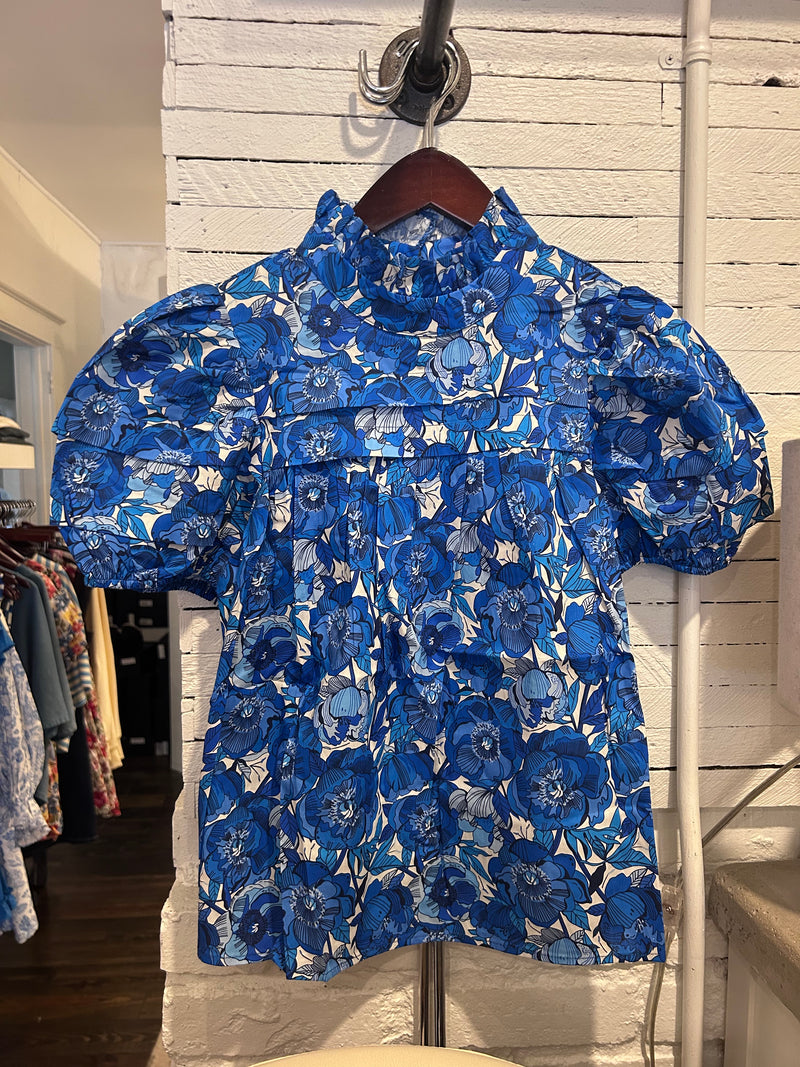 Blue Peonies Shirt
