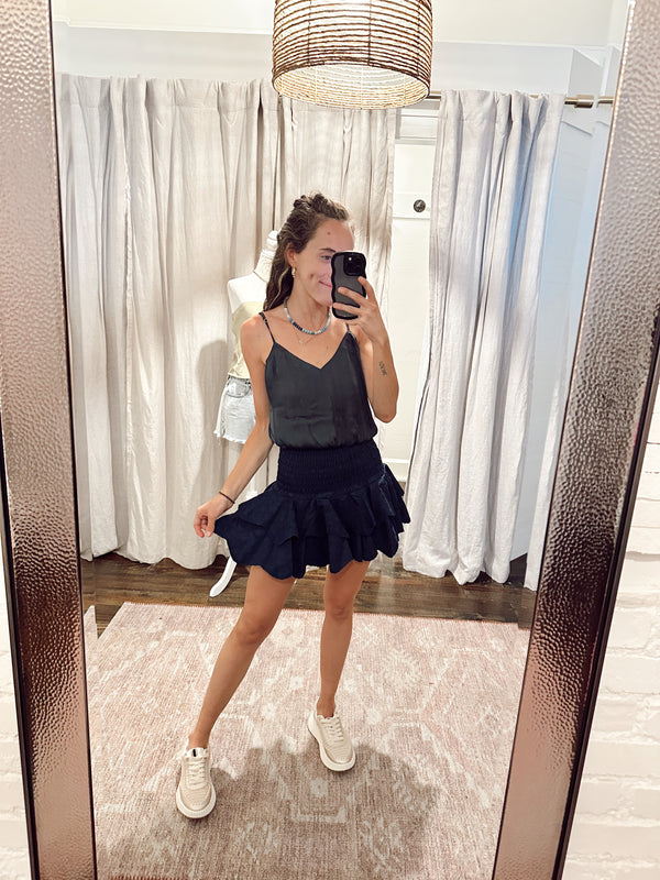 Eyelet Skort