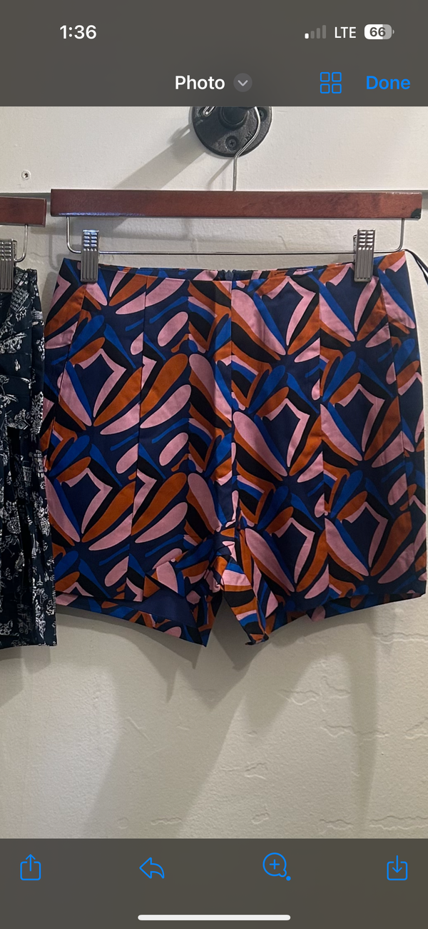 Abstract Tile Shorts