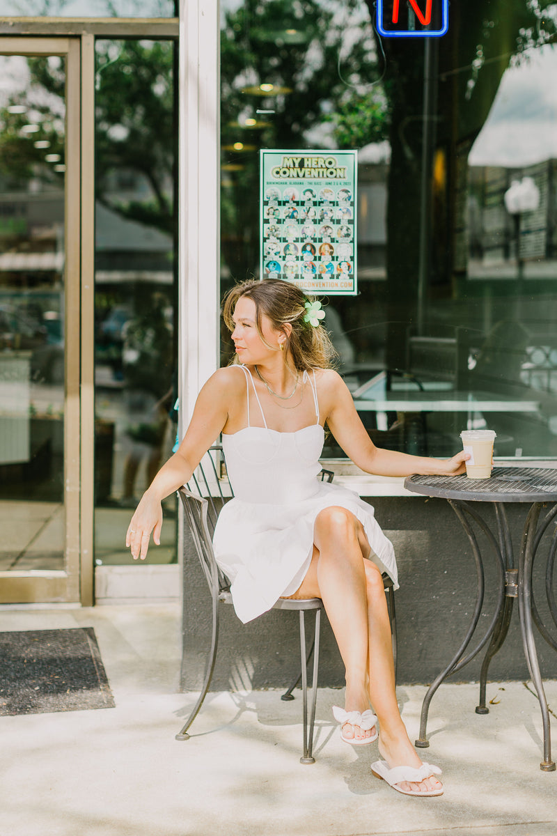 Smocked Mini Dress