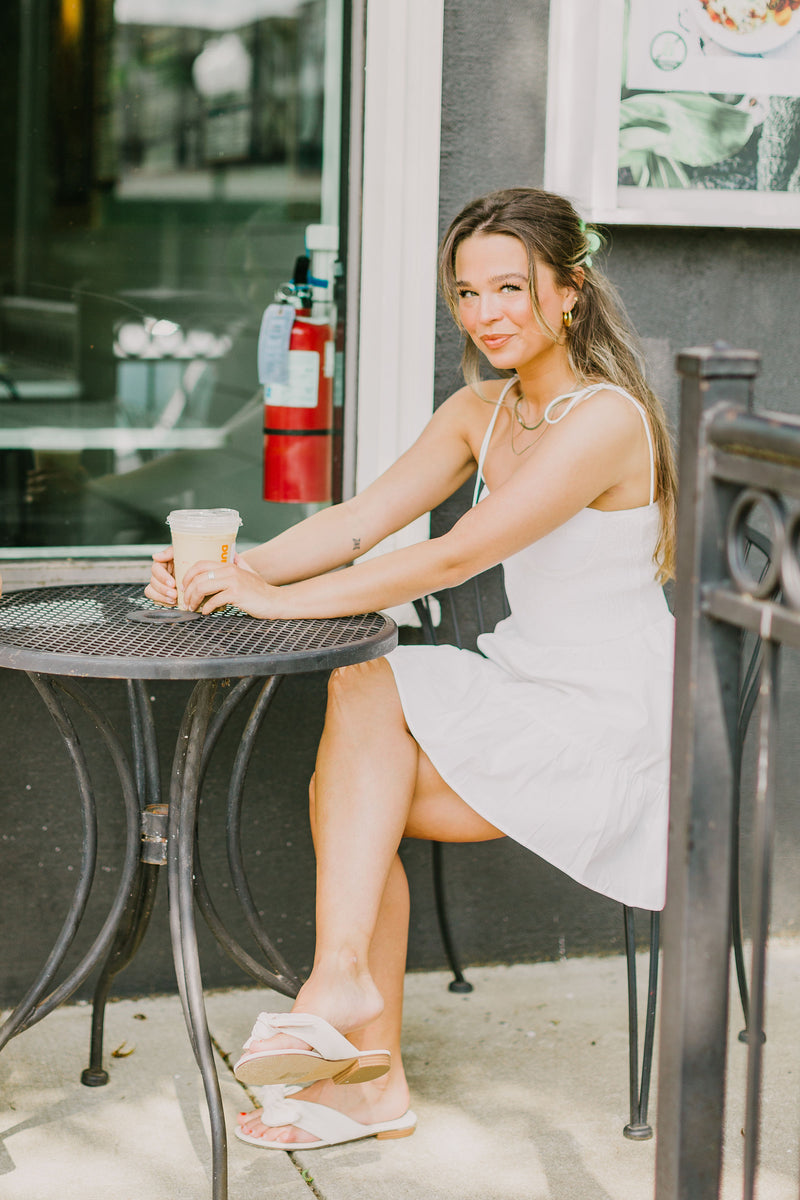 Smocked Mini Dress