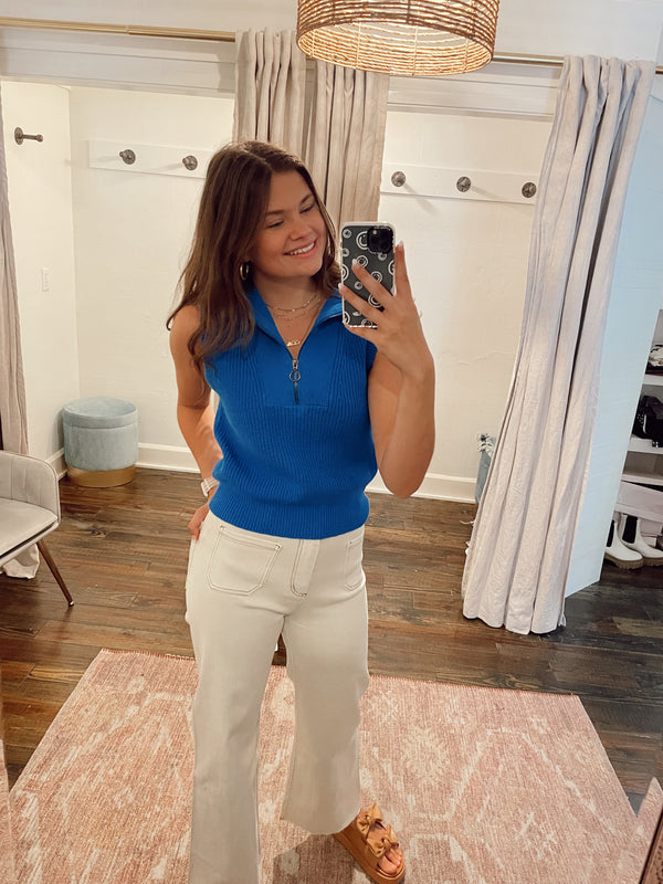 Cobalt Blue Vest