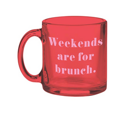Weekends are for brunch mug