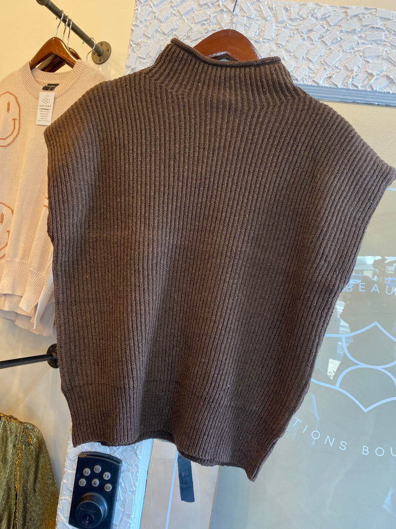 Boxy Turtleneck Sweater
