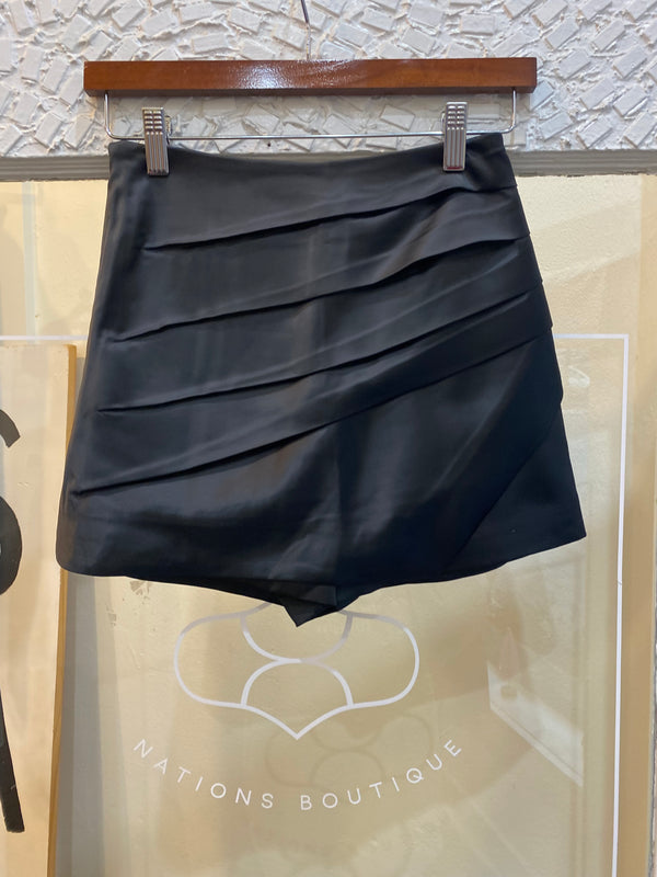 Black Shiny Skirt