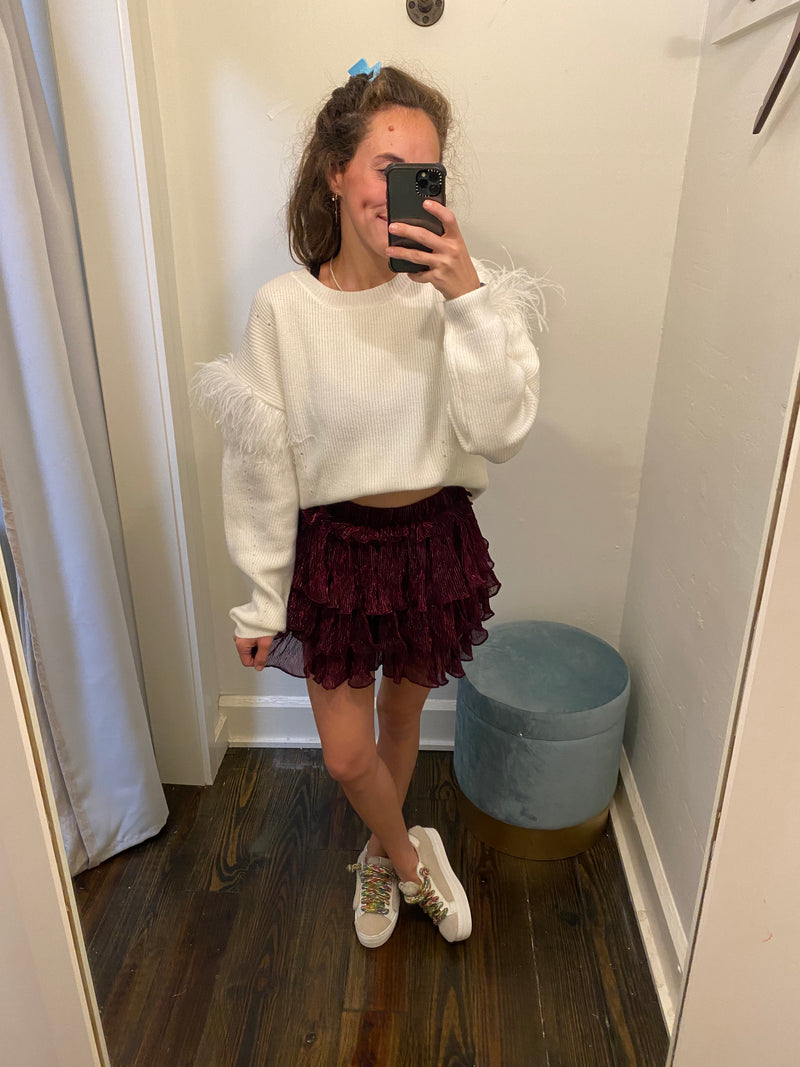 Feather Sweater