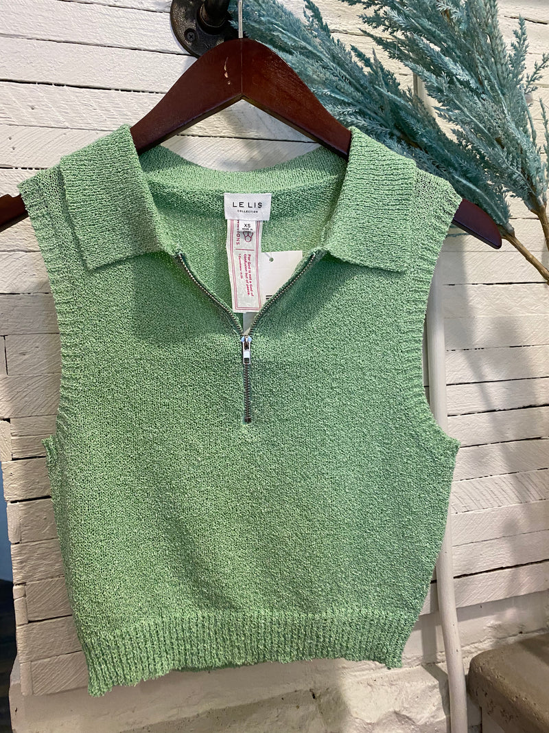 Groovy Green Vest